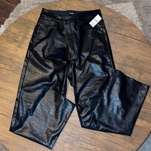 Express faux leather pants